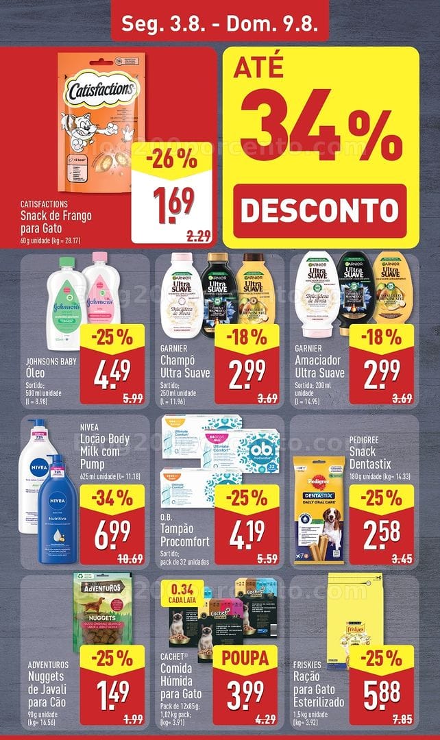 Antevisão Folheto ALDI Promoções de 3 a 9 agosto